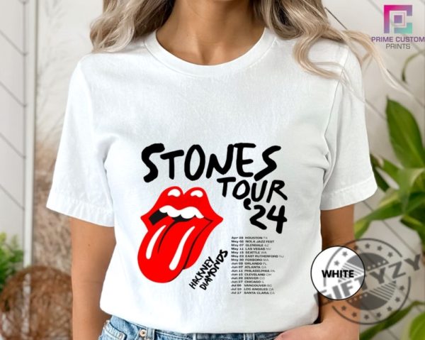 The Rolling Stones Hackney Diamonds Tour 2024 Schedule List Shirt giftyzy 2