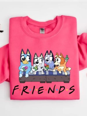 Bluey And Friends Shirt Disney Vacation Shirt Bluey Friends Shirt Friends Of Bluey Tee Disney Shirt For Kids Bluey Family Birthday Tee revetee 2