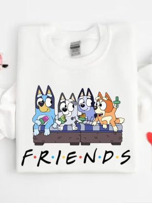 Bluey And Friends Shirt Disney Vacation Shirt Bluey Friends Shirt Friends Of Bluey Tee Disney Shirt For Kids Bluey Family Birthday Tee revetee 3