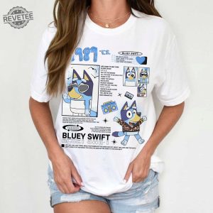 Swiftie Bluey Adult Shirt Taylor Eras T Shirt Mommy And Me Matching Shirts Taylor Swift Mothers Day Gift revetee 2