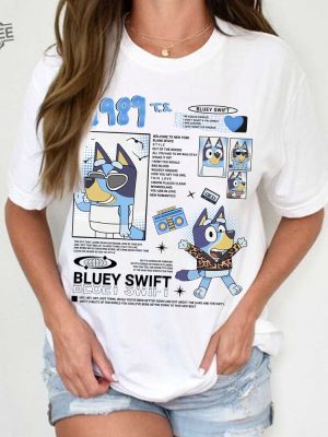 Swiftie Bluey Adult Shirt Taylor Eras T Shirt Mommy And Me Matching Shirts Taylor Swift Mothers Day Gift revetee 2