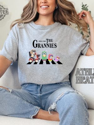 Here Come The Grannies Shirt Bluey And Bingo Shirt Grannies Shirt Family Party Shirt Bluey Mothers Day Shirt Disney Shirt revetee 2