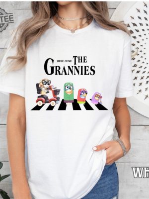 Here Come The Grannies Shirt Bluey And Bingo Shirt Grannies Shirt Family Party Shirt Bluey Mothers Day Shirt Disney Shirt revetee 3