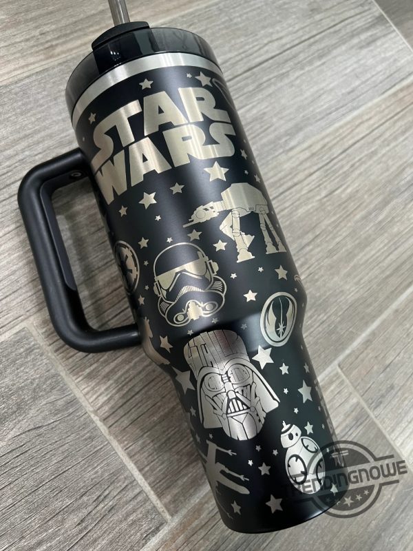 May The Force Be With You Stanley Cup Star Wars Stanley Cup The Trooper Engraved Stanley Tumbler 40Oz Gift For Fan trendingnowe 1