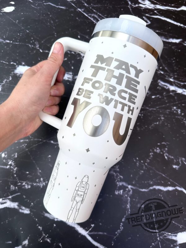 Star Wars Stanley Cup May The Force Be With You Tumbler The Trooper Engraved Stanley Tumbler 40Oz Gift For Fan trendingnowe 2