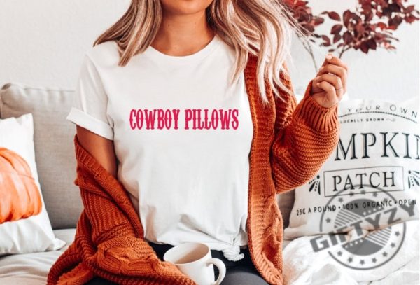 Cowboy Pillows Country Music Gift Cowgirl Western Graphic Shirt giftyzy 3
