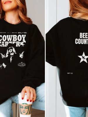 Cowboy Carter Shirt Wanted Kntry Radio Beyoncee Country Graphic For Beyhive Act Ii Cowgirl Country Era Concert Crewneck Unique revetee 2