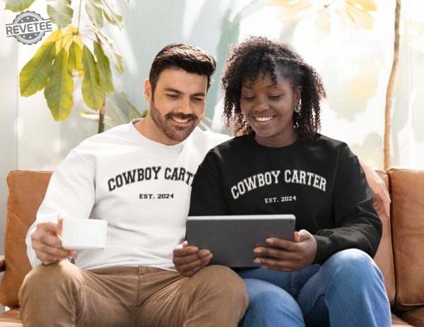 Beyonce Cowboy Carter College Sweatshirt Renaissance Act Ii Minimalist Crewneck Gift For Mom Unique revetee 2