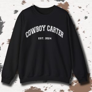 Beyonce Cowboy Carter College Sweatshirt Renaissance Act Ii Minimalist Crewneck Gift For Mom Unique revetee 3