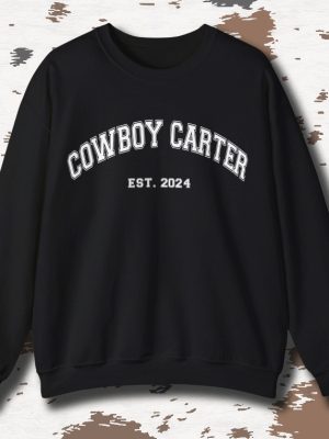 Beyonce Cowboy Carter College Sweatshirt Renaissance Act Ii Minimalist Crewneck Gift For Mom Unique revetee 3