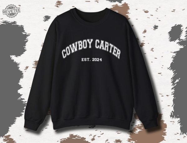 Beyonce Cowboy Carter College Sweatshirt Renaissance Act Ii Minimalist Crewneck Gift For Mom Unique revetee 3