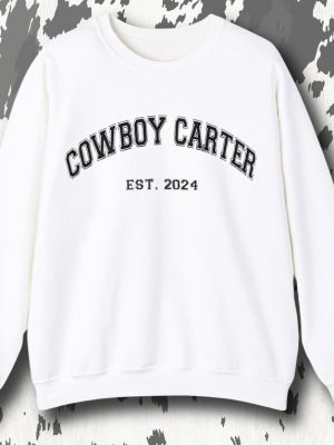 Beyonce Cowboy Carter College Sweatshirt Renaissance Act Ii Minimalist Crewneck Gift For Mom Unique revetee 4