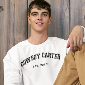 Beyonce Cowboy Carter College Sweatshirt Renaissance Act Ii Minimalist Crewneck Gift For Mom Unique revetee 5