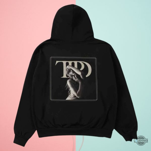 taylor swift spotify hoodie ttpd the tortured poets department 2 sided trendy tee sweatshirt for fans laughinks 3