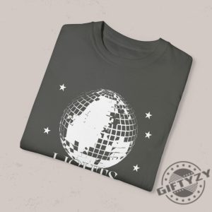 Lights Camera Bitch Smile Disco Ball Graphic Shirt Tortured Poets Department Ttpd Taylor Fan Gift giftyzy 3