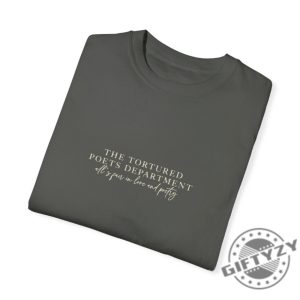 Tortured Poets Department Album Song Track List Graphic Shirt Ttpd Taylor Fan Gift giftyzy 4