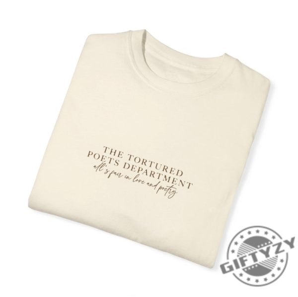 Tortured Poets Department Album Song Track List Graphic Shirt Ttpd Taylor Fan Gift giftyzy 5