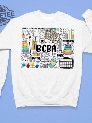 Bcba Behavior Analyst Special Education Teacher Therapist T Shirt Unique Bcba Behavior Analyst Special Education Teacher Therapist Hoodie revetee 3