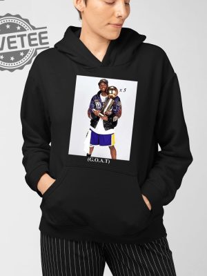 Allen Iverson Wearing Kobe Bryant Goat 5 Times Championship T Shirt Unique revetee 3