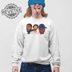 Retro Drake J Cole Kendrick Lamar Rapper Star T Shirt Unique revetee 3