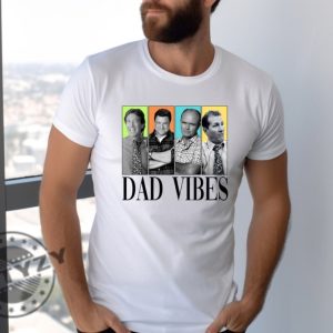 Retro 90S Dad Vibes Sitcom Best Dad Ever Shirt Happy Fathers Day Gift giftyzy 3