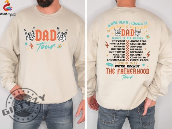 Dad Tour Gift For Dada Fatherhood Fathers Day Shirt giftyzy 4