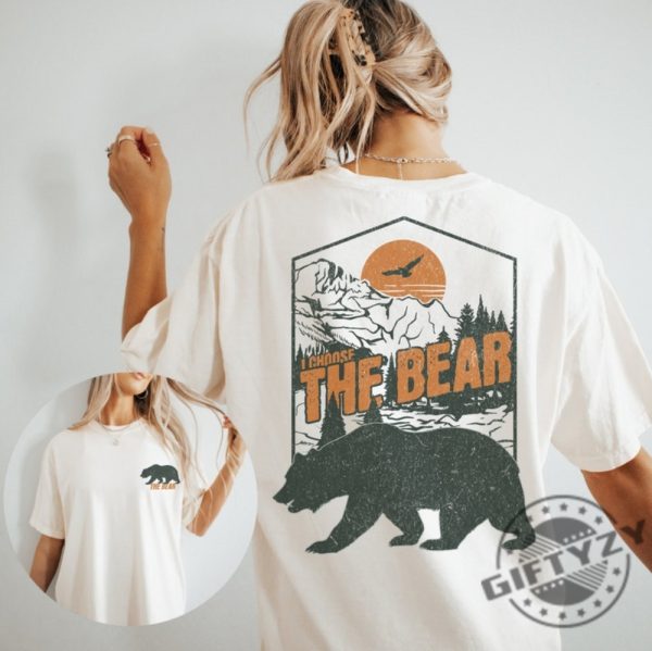 I Choose The Bear Shirt Bear Vs Man Fuck The Patriarchy Equal Rights Team Bear Gift giftyzy 1