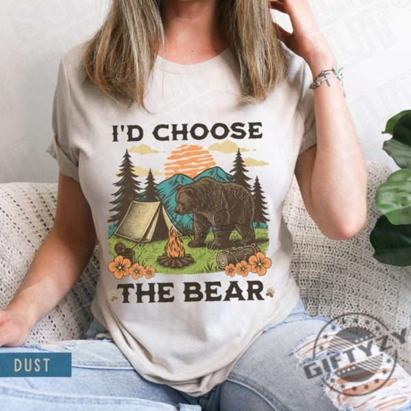 I Choose The Bear Womens Rights Shirt Female Empowerment Gift giftyzy 2