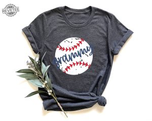 Baseball Grammy Shirt Baseball Grandma Baseball Nana Gift Nana Baseball Shirts Baseball Family Shirts Gift For Nana Grammy Tshirt Unique revetee 3