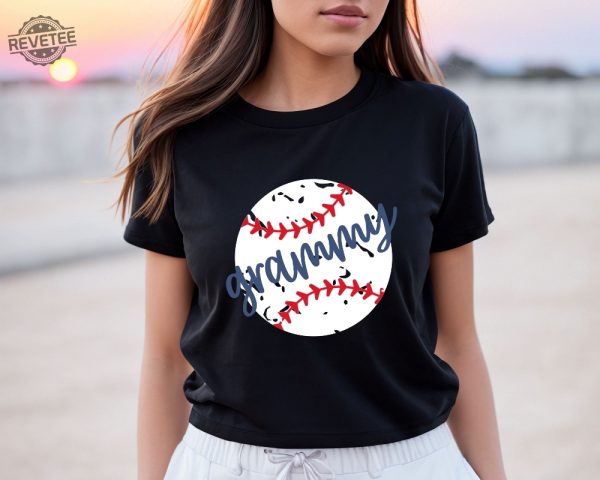 Baseball Grammy Shirt Baseball Grandma Baseball Nana Gift Nana Baseball Shirts Baseball Family Shirts Gift For Nana Grammy Tshirt Unique revetee 4