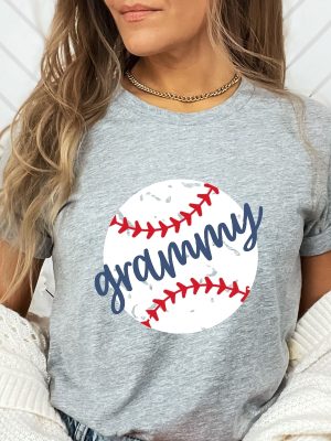 Baseball Grammy Shirt Baseball Grandma Baseball Nana Gift Nana Baseball Shirts Baseball Family Shirts Gift For Nana Grammy Tshirt Unique revetee 5