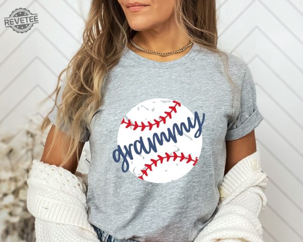 Baseball Grammy Shirt Baseball Grandma Baseball Nana Gift Nana Baseball Shirts Baseball Family Shirts Gift For Nana Grammy Tshirt Unique revetee 5