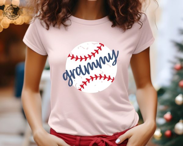 Baseball Grammy Shirt Baseball Grandma Baseball Nana Gift Nana Baseball Shirts Baseball Family Shirts Gift For Nana Grammy Tshirt Unique revetee 6