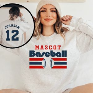 Custom Baseball Mom Shirts Personalized Baseball Shirt Game Day Baseball Hoodie Name And Number Baseball Sweatshirt Unique revetee 2
