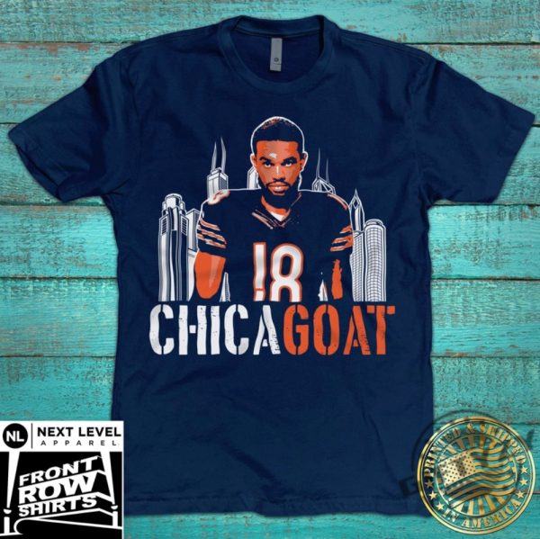 Chicago Bears Caleb Williams Chicagoat Shirt giftyzy 1