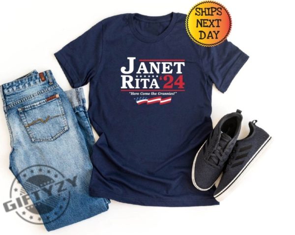 Janet And Rita For President 2024 Shirt giftyzy 1