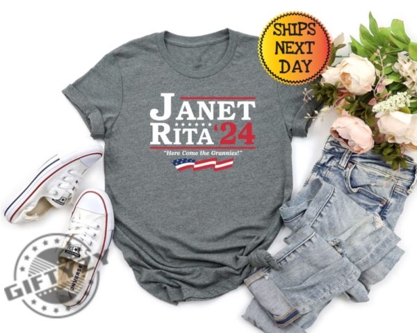 Janet And Rita For President 2024 Shirt giftyzy 2