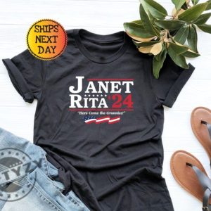 Janet And Rita For President 2024 Shirt giftyzy 3