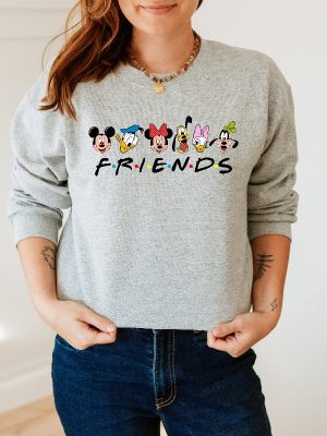 Mickey And Friends Sweatshirt Disneyland Friends Sweatshirt Mouse Friends Sweatshirt Disney Characters Sweater Unique revetee 3