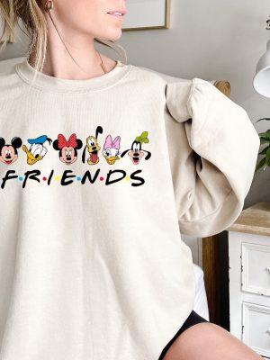 Mickey And Friends Sweatshirt Disneyland Friends Sweatshirt Mouse Friends Sweatshirt Disney Characters Sweater Unique revetee 4