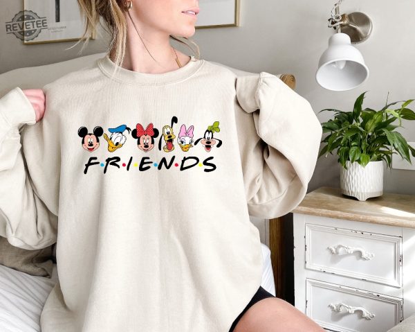 Mickey And Friends Sweatshirt Disneyland Friends Sweatshirt Mouse Friends Sweatshirt Disney Characters Sweater Unique revetee 4