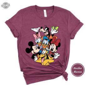 Disney Characters Shirts Matching Disney Shirts Mickey Friends Disney Family Shirt Mickey And His Friends Shirt Unique revetee 5 1