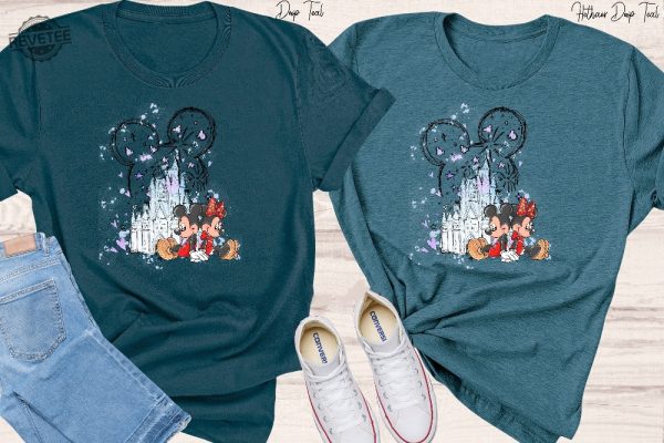 Mickey Minnie Castle Shirt Disneyworld Shirt Magic Kingdom Shirt 50Th Anniversary Shirt Disney Trip Shirt Vintage Disney Shirt Unique revetee 1