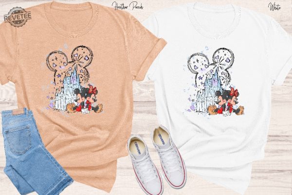 Mickey Minnie Castle Shirt Disneyworld Shirt Magic Kingdom Shirt 50Th Anniversary Shirt Disney Trip Shirt Vintage Disney Shirt Unique revetee 3