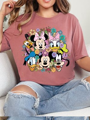 Disney Epcot Flower And Garden Festival Shirt Floral Mickey And Friends Shirt Disney Epcot Trip Shirt Unique revetee 2