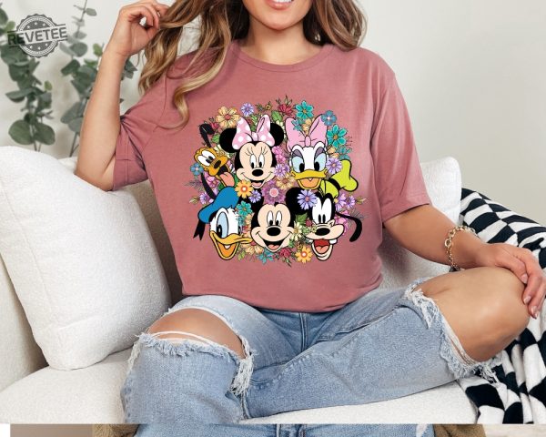 Disney Epcot Flower And Garden Festival Shirt Floral Mickey And Friends Shirt Disney Epcot Trip Shirt Unique revetee 2