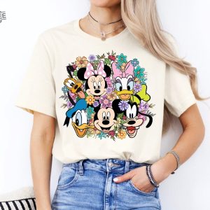 Disney Epcot Flower And Garden Festival Shirt Floral Mickey And Friends Shirt Disney Epcot Trip Shirt Unique revetee 3