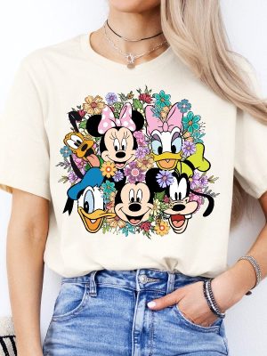 Disney Epcot Flower And Garden Festival Shirt Floral Mickey And Friends Shirt Disney Epcot Trip Shirt Unique revetee 3