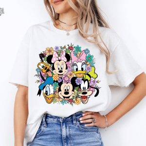 Disney Epcot Flower And Garden Festival Shirt Floral Mickey And Friends Shirt Disney Epcot Trip Shirt Unique revetee 4
