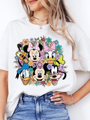 Disney Epcot Flower And Garden Festival Shirt Floral Mickey And Friends Shirt Disney Epcot Trip Shirt Unique revetee 4